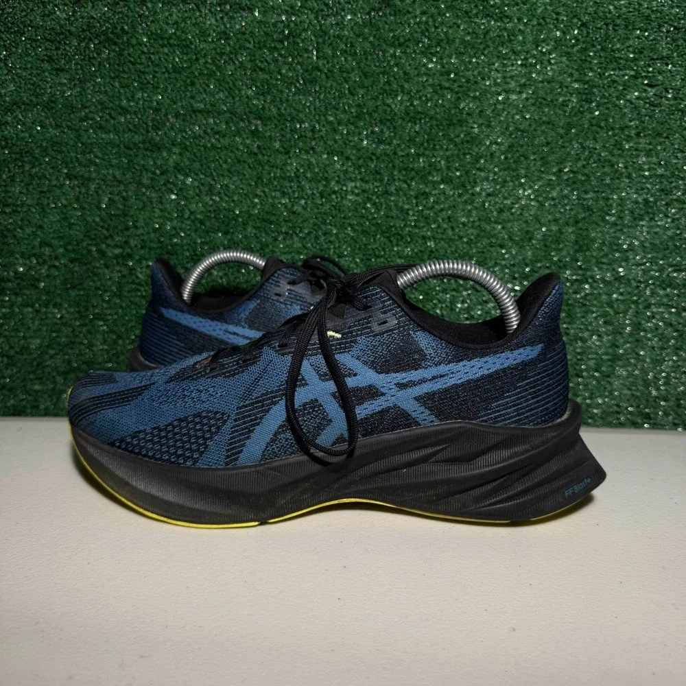 Asics Dynablast 5 Running Shoes Blue Black Gym Sneakers Men's Size 8 1011B983